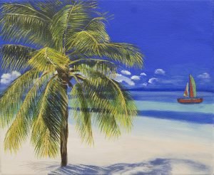 novus art palm tree sue hooper