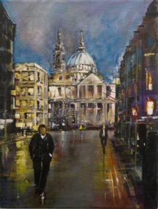 novusart acrylic townscape london saint pauls