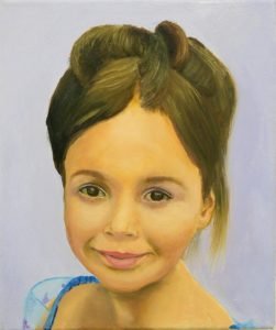 novusart mike philip oil portrait girl