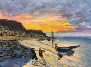 novus-art-studio-emily-newton-copy after monet-hauling-in-boats
