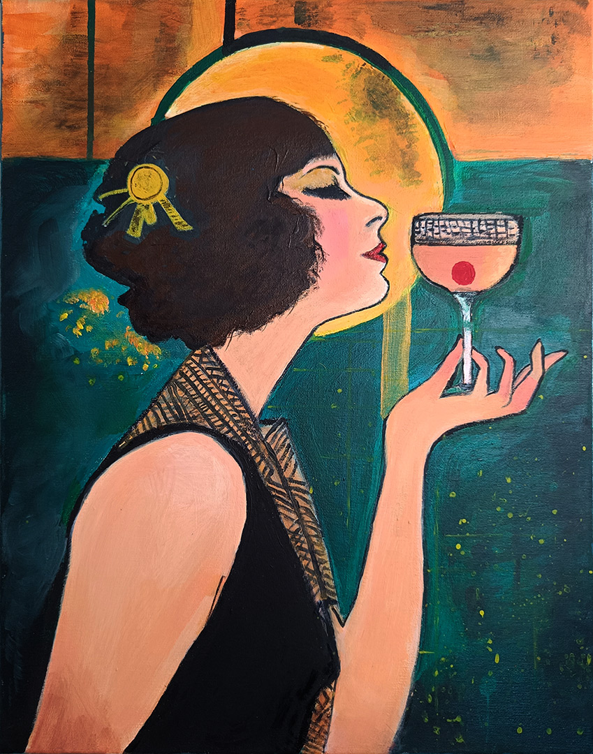 novus-art-studio-eve-moore-1920's-woman-cocktail